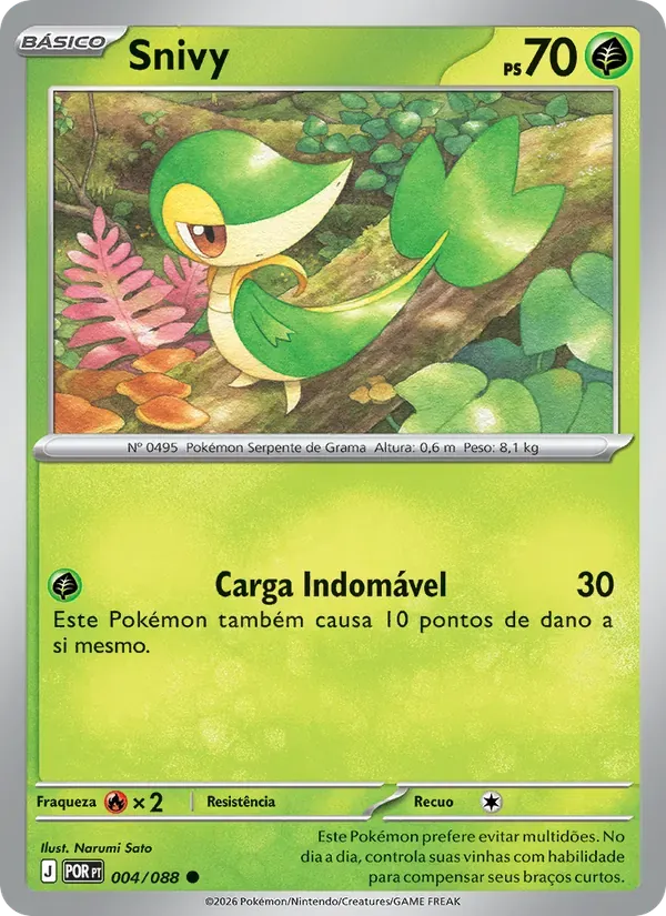 Snivy 004/88 Equilíbrio Perfeito