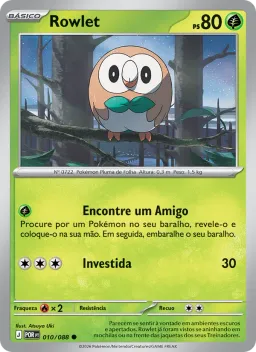 Rowlet 010 Equilíbrio Perfeito