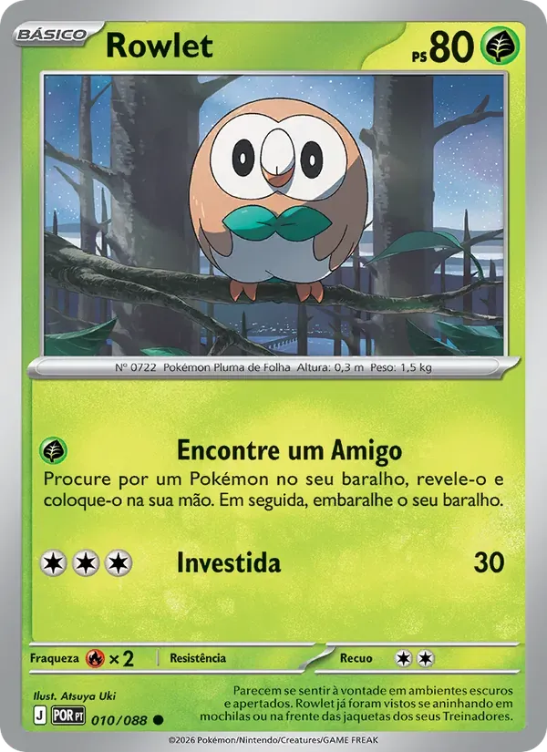 Rowlet 010/88 Equilíbrio Perfeito