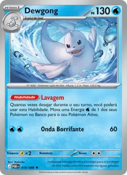 Dewgong 019 Equilíbrio Perfeito