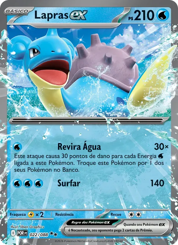 Lapras ex 022/88 Equilíbrio Perfeito