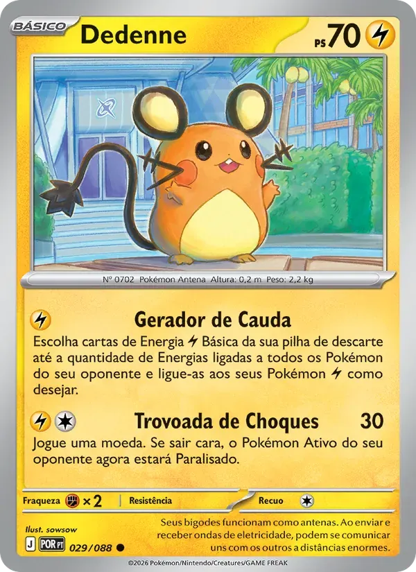 Dedenne 029/88 Equilíbrio Perfeito