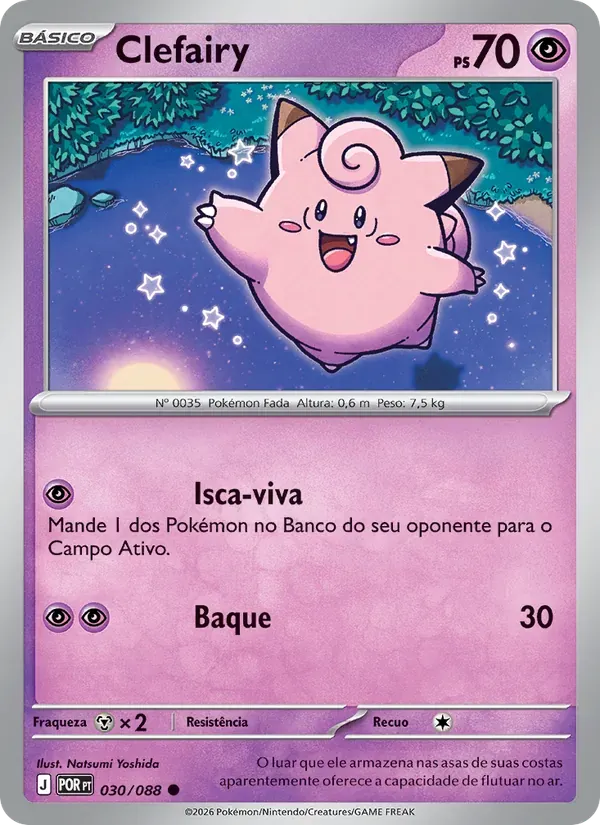 Clefairy 030/88 Equilíbrio Perfeito