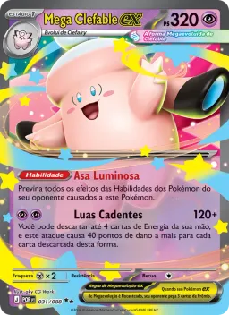 Mega Clefable ex 031 Equilíbrio Perfeito