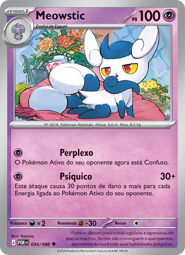 Meowstic 034/88 Equilíbrio Perfeito