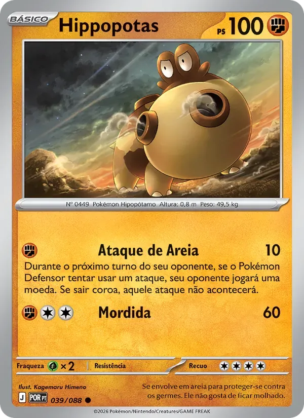 Hippopotas 039/88 Equilíbrio Perfeito