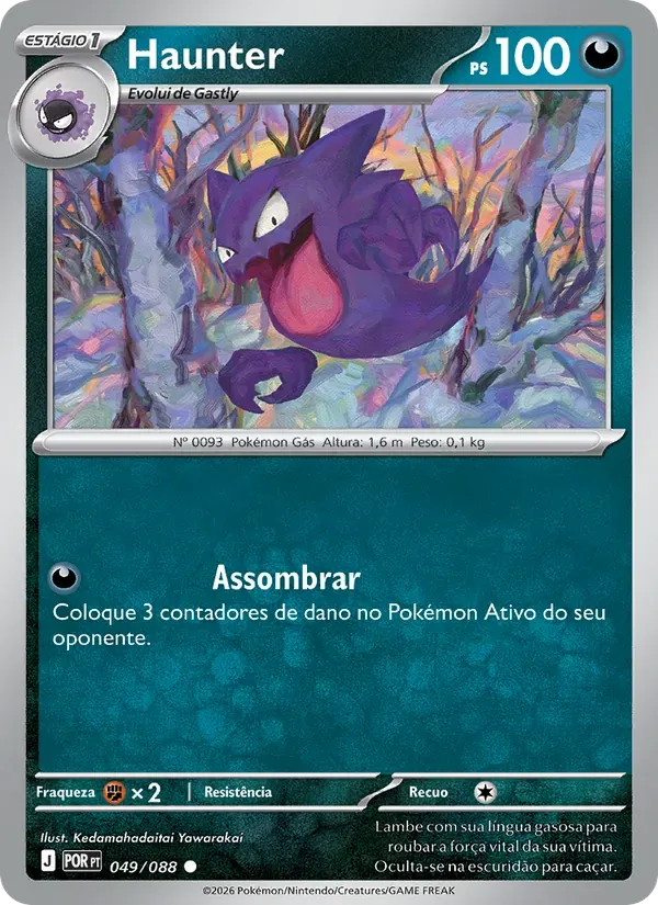 Haunter 049/88 Equilíbrio Perfeito