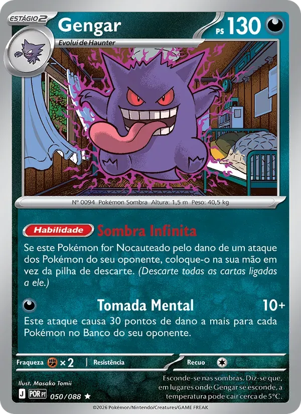 Gengar 050/88 Equilíbrio Perfeito