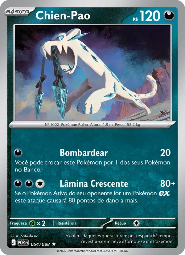 Chien-Pao 054/88 Equilíbrio Perfeito