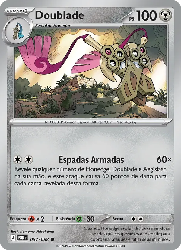 Doublade 057/88 Equilíbrio Perfeito