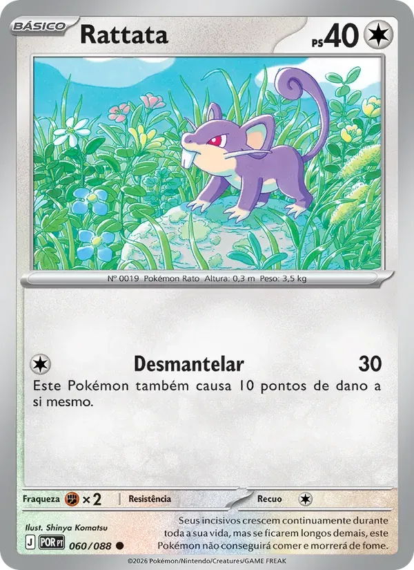 Rattata 060/88 Equilíbrio Perfeito