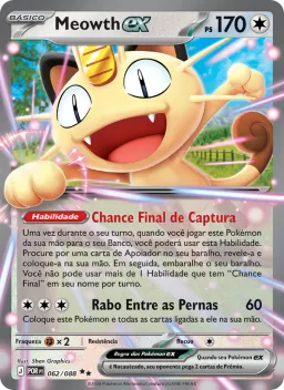 Meowth ex 062 Equilíbrio Perfeito