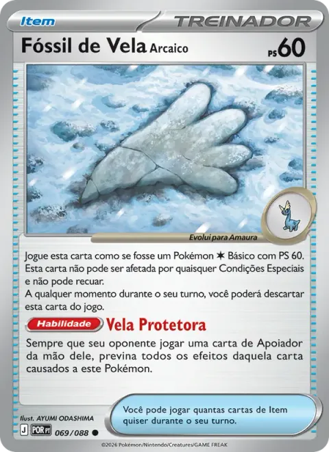 Fóssil de Vela Arcaico 069/88