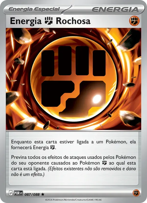 Energia Lutadora Rochosa 087/88 Equilíbrio Perfeito