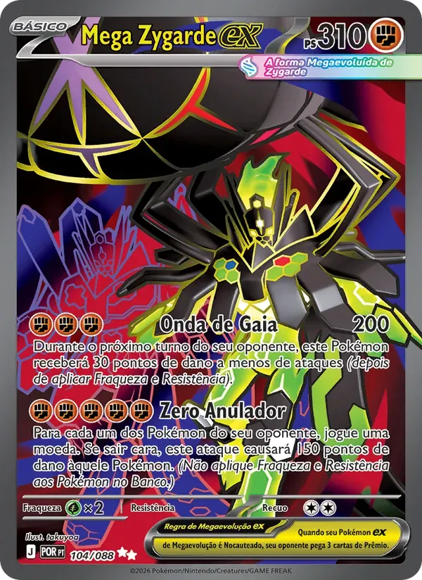 Mega Zygarde ex 104/88 Equilíbrio Perfeito