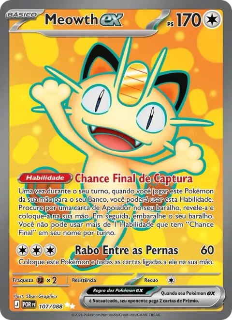 Meowth ex 107/88