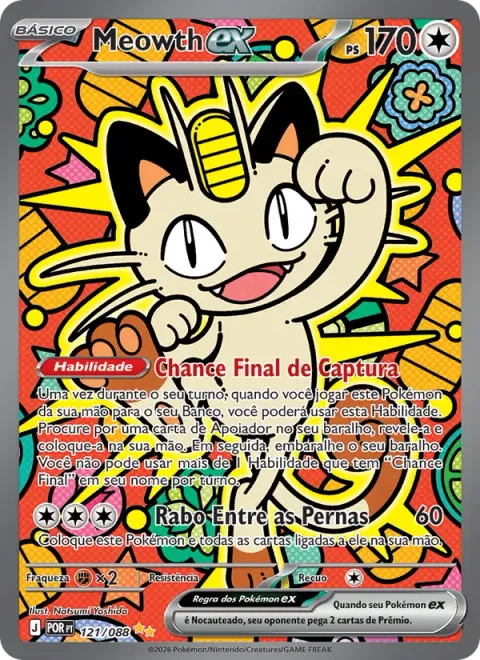 Meowth ex 121/88