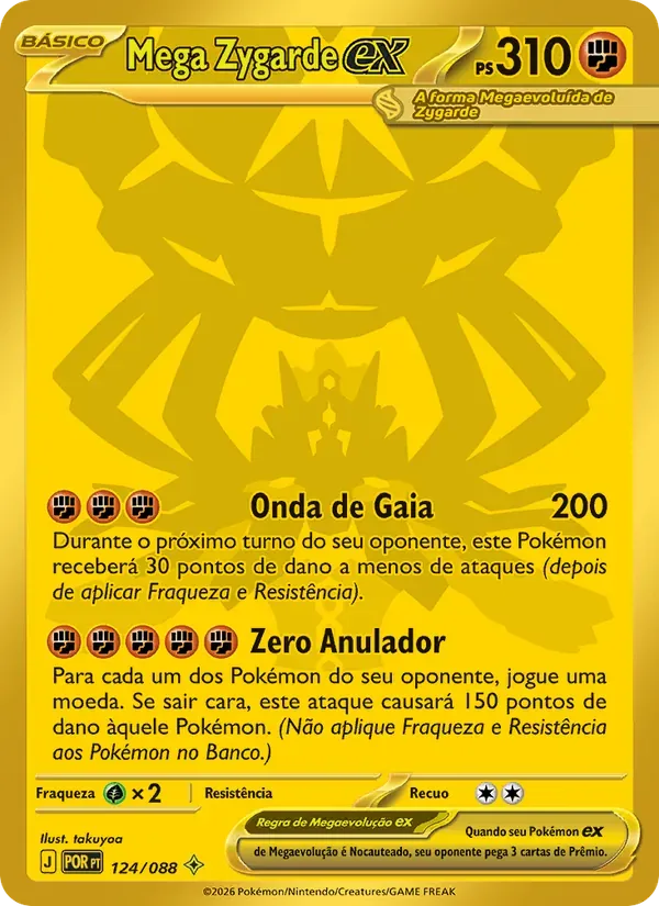 Mega Zygarde ex 124/88 Equilíbrio Perfeito