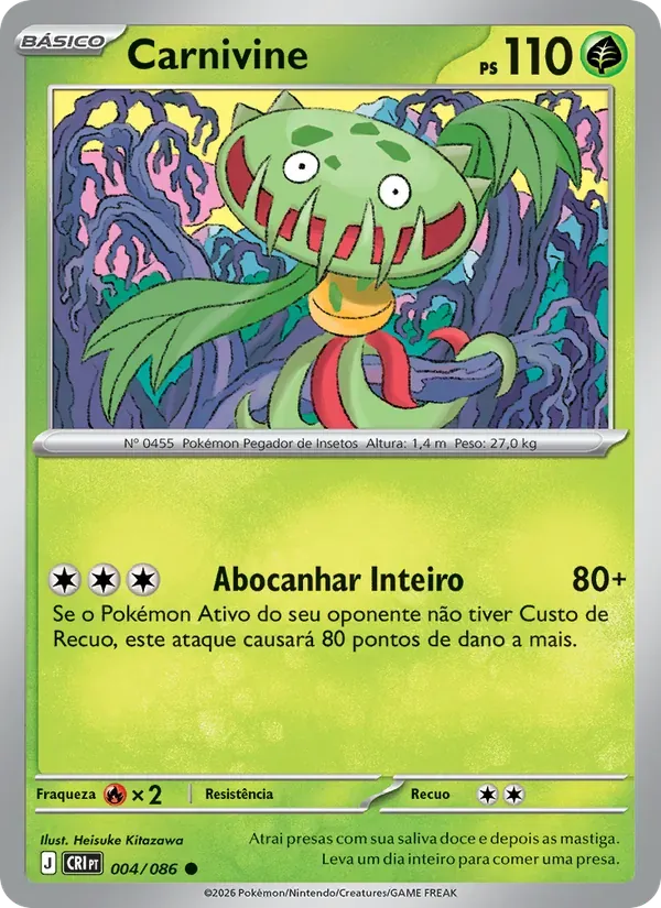 Carnivine 004/86 Caos Ascendente