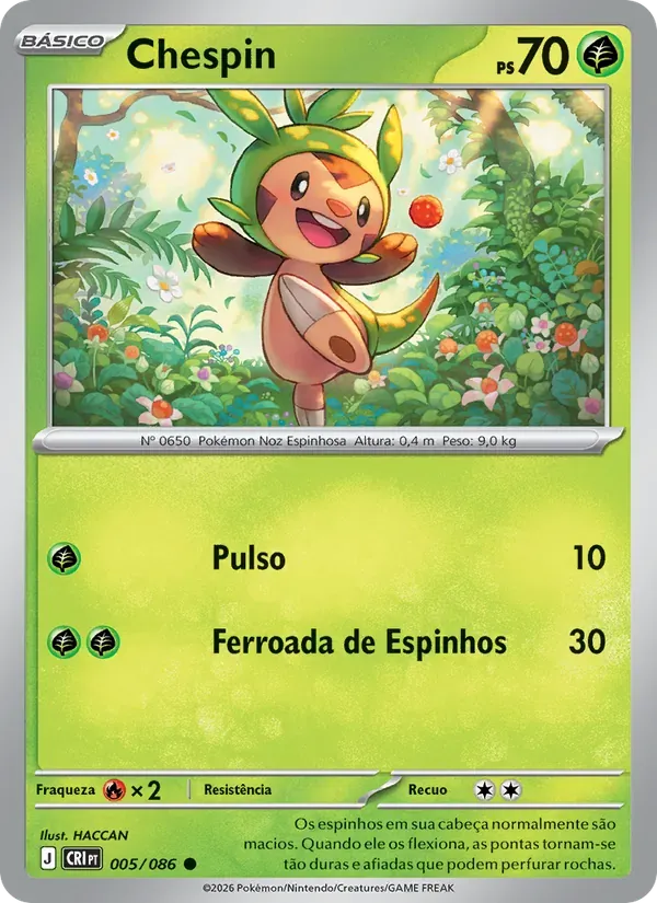 Chespin 005/86 Caos Ascendente