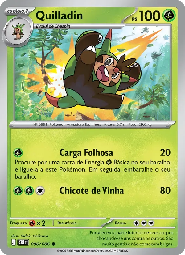 Quilladin 006/86 Caos Ascendente