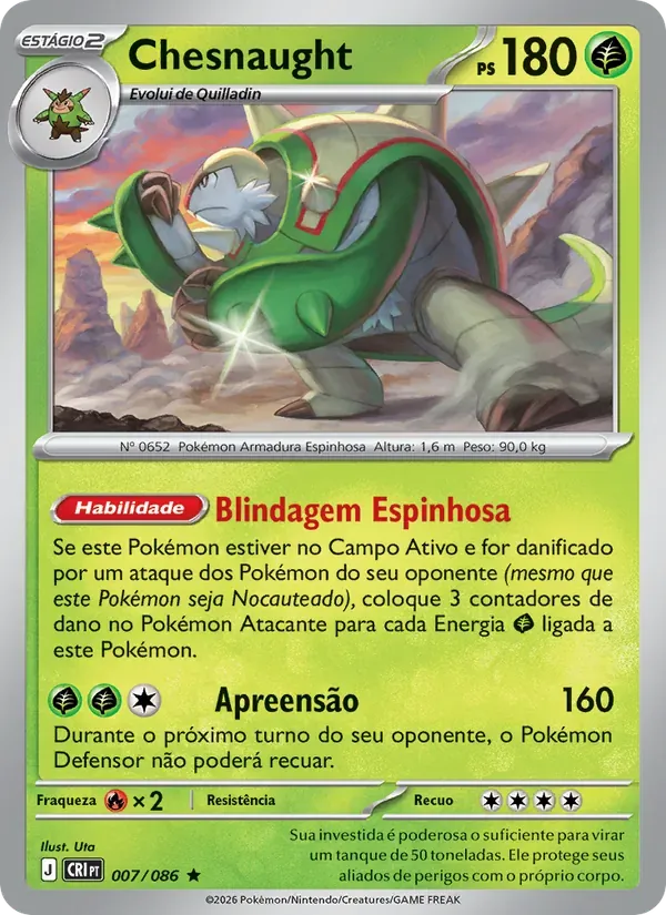 Chesnaught 007/86 Caos Ascendente