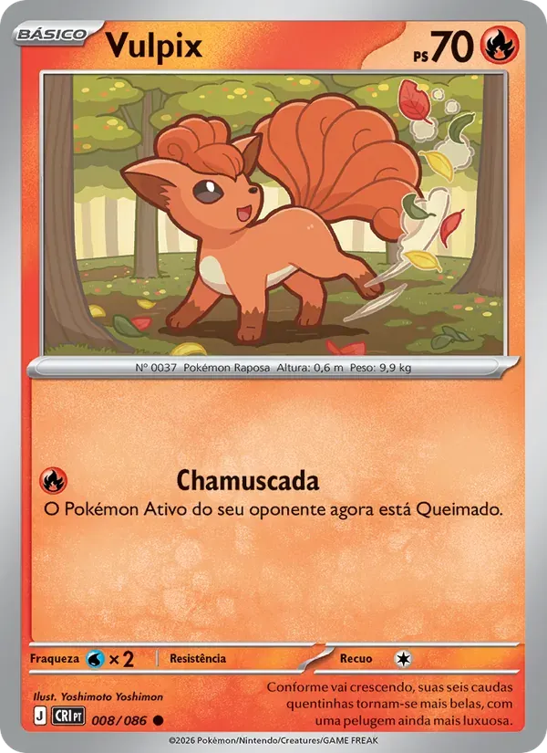 Vulpix 008/86 Caos Ascendente