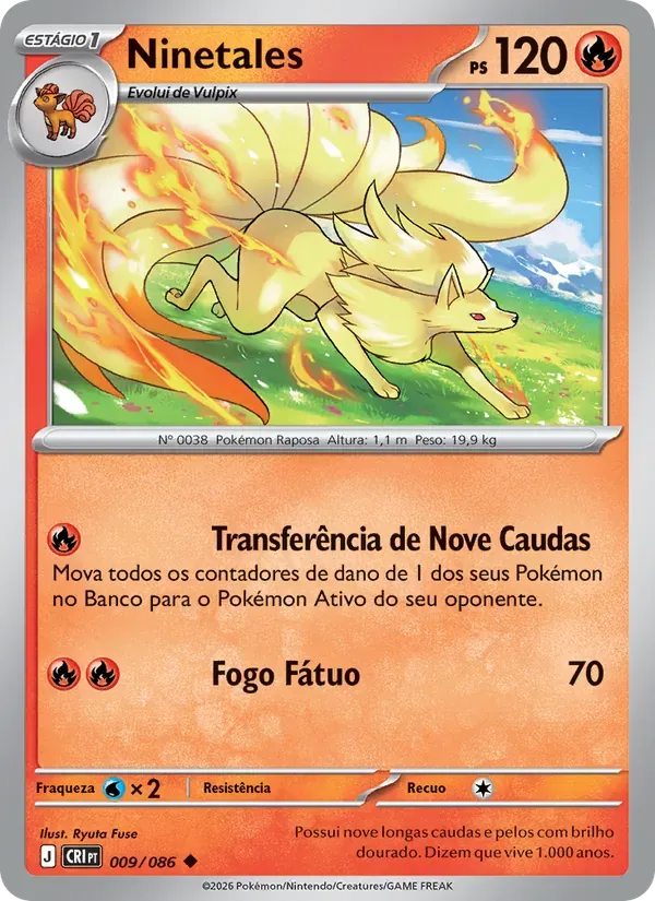 Ninetales 009/86 Caos Ascendente