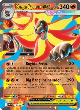 Mega Pyroar ex 015 Caos Ascendente