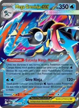 Mega Greninja ex 022 Caos Ascendente