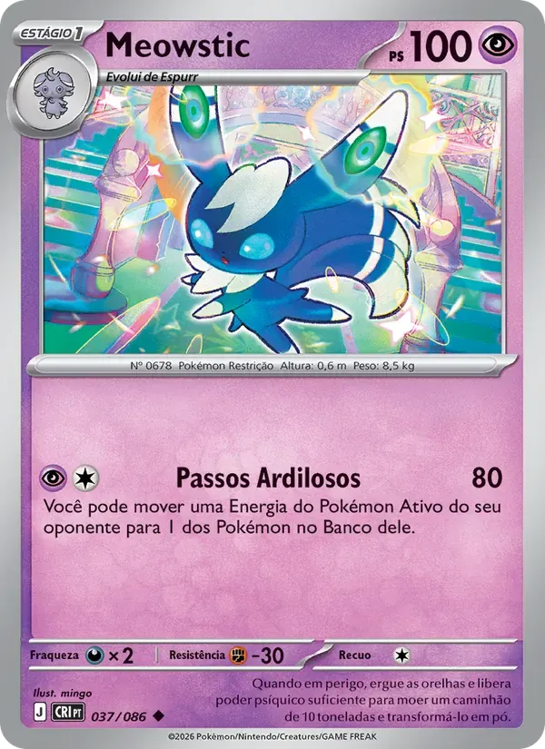 Meowstic 037/86 Caos Ascendente