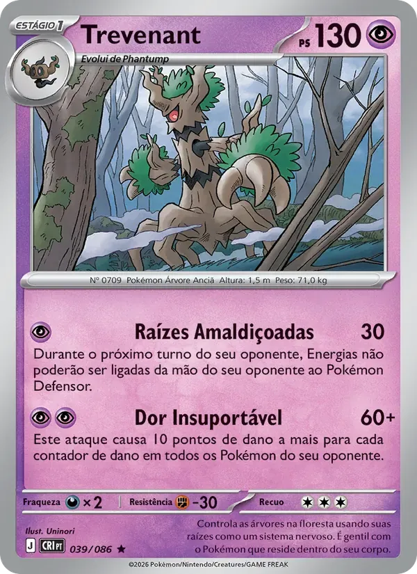 Trevenant 039/86 Caos Ascendente