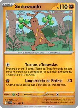 Sudowoodo 043 Caos Ascendente