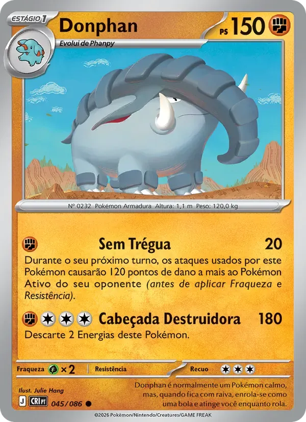 Donphan 045/86 Caos Ascendente