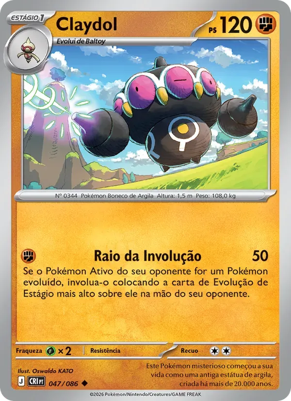 Claydol 047/86 Caos Ascendente