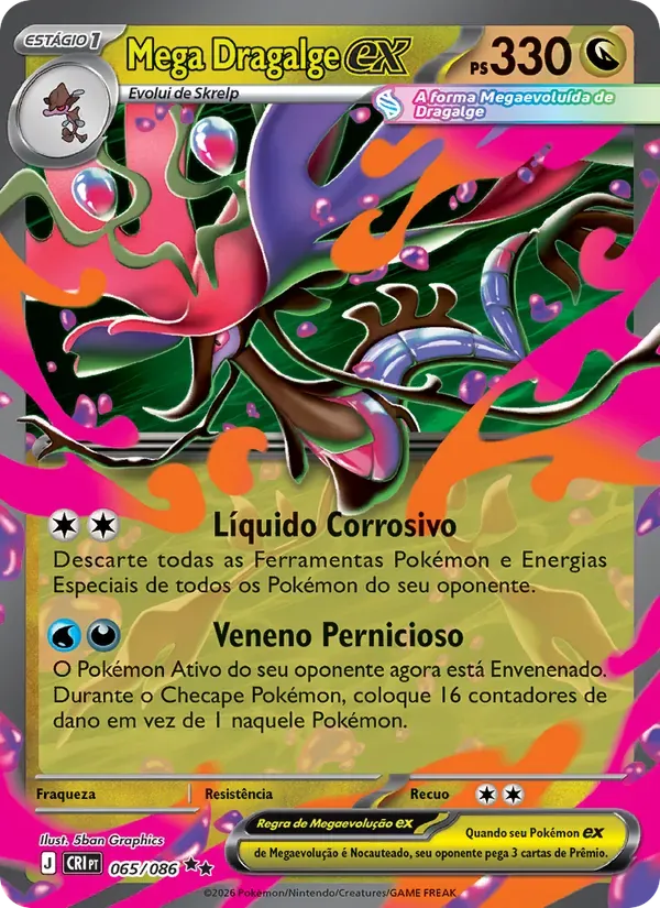 Mega Dragalge ex 065/86 Caos Ascendente