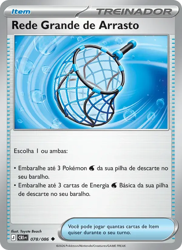 Rede Grande de Arrasto 078/86 Caos Ascendente