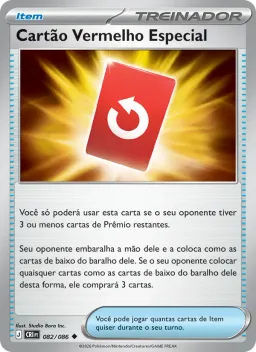 Cartão Vermelho Especial 082 Caos Ascendente