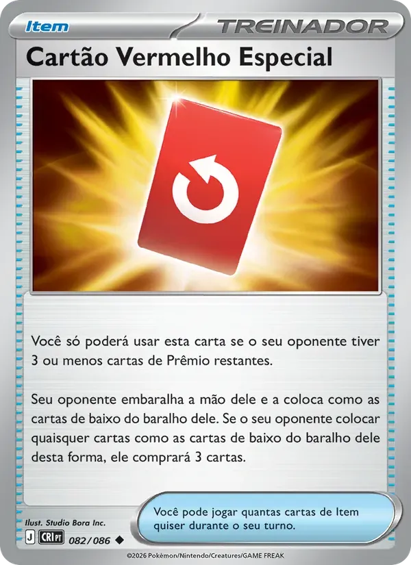 Cartão Vermelho Especial 082/86 Caos Ascendente