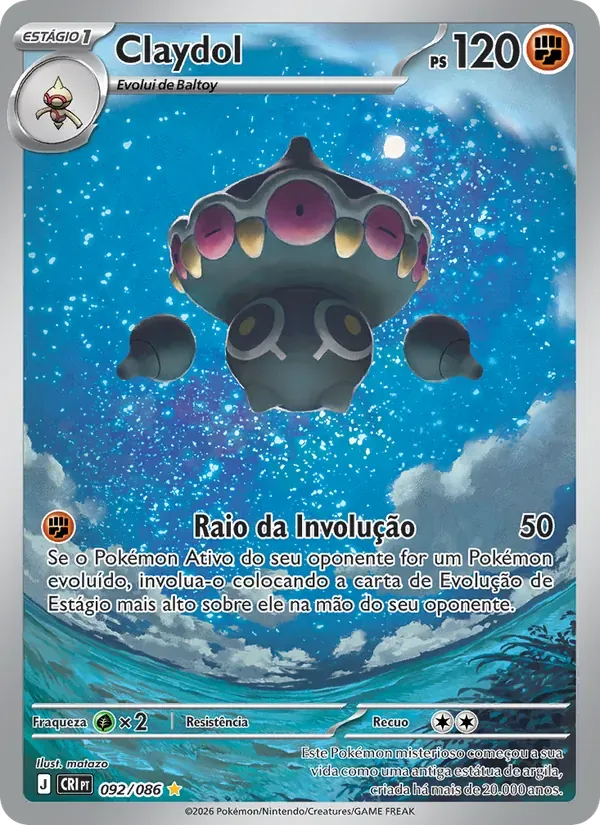 Claydol 092/86 Caos Ascendente