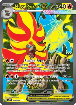Mega Pyroar ex 099 Caos Ascendente