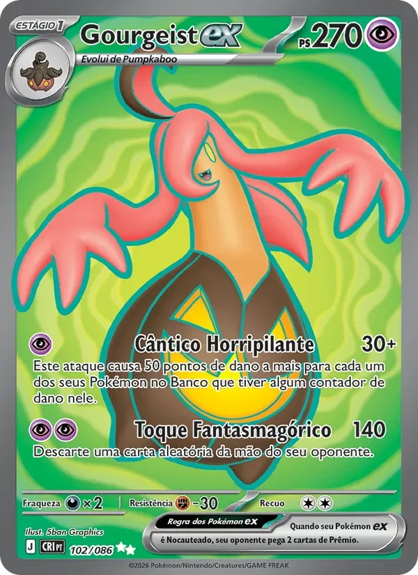 Gourgeist ex 102/86 Caos Ascendente