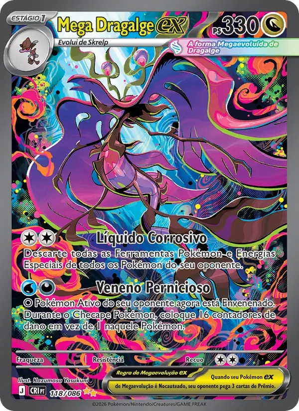 Mega Dragalge ex 118/86 Caos Ascendente