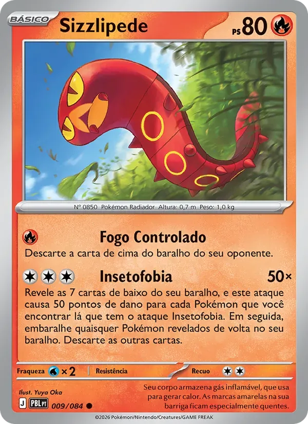 Sizzlipede 009/84 Escuridão Absoluta