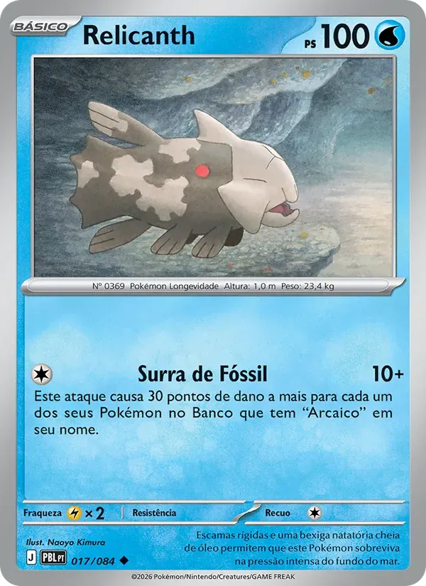 Relicanth 017/84 Escuridão Absoluta