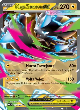 Mega Zeraora ex 027 Escuridão Absoluta