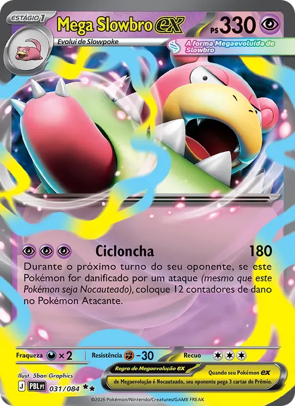 Mega Slowbro ex 031/84 Escuridão Absoluta