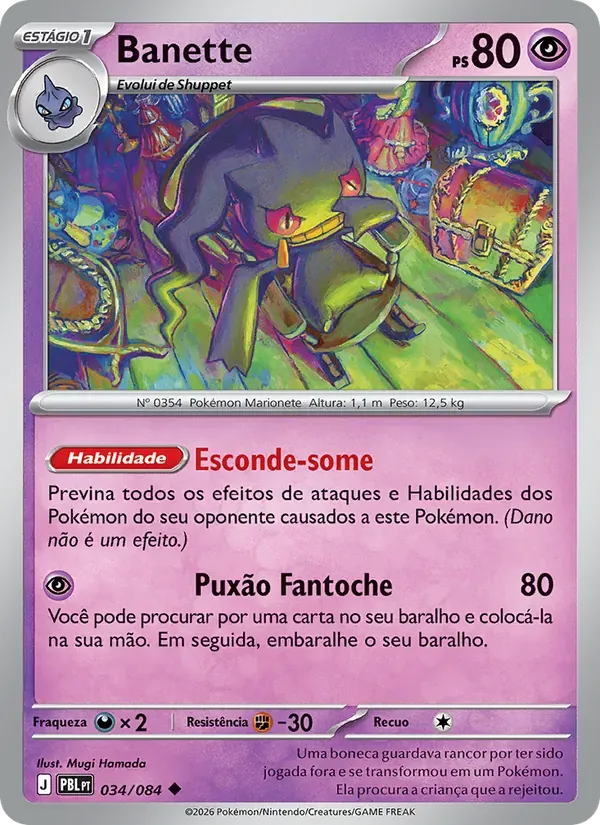 Banette 034/84 Escuridão Absoluta