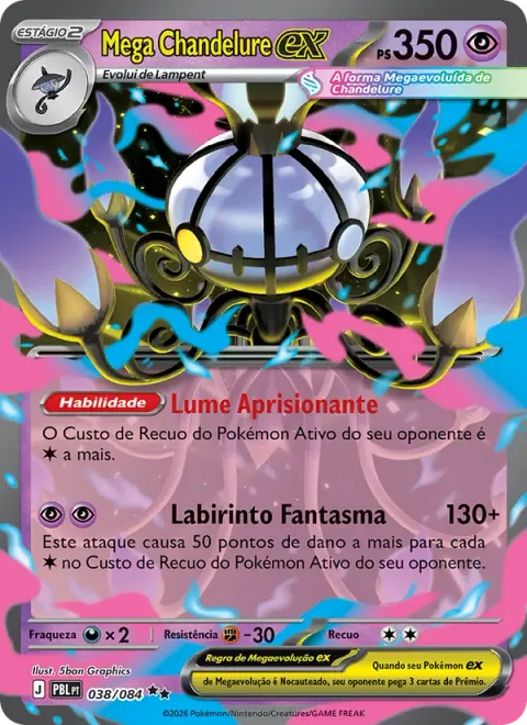 Mega Chandelure ex 038/84