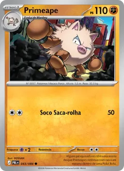 Primeape 043 Escuridão Absoluta